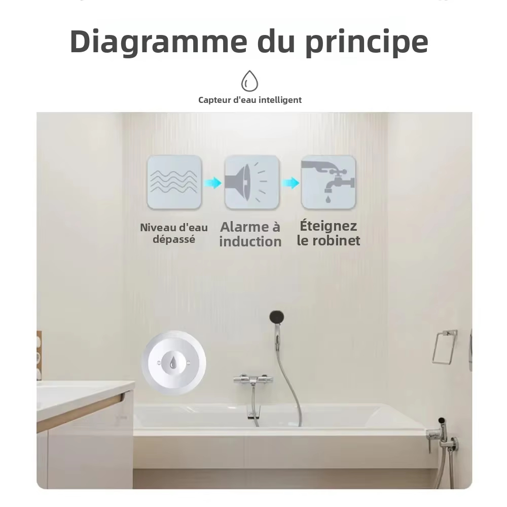 Work With Tuya ZigBee 3.0 Wate - đánh giá và giá Water Alarm Sensor