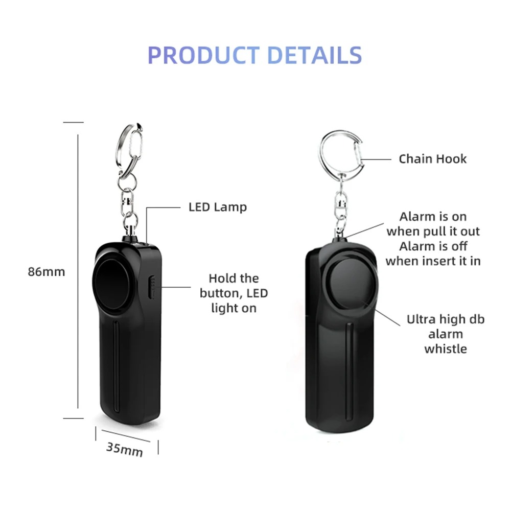 Self Defense Alarm 130dB Ultra - đánh giá và giá Personal Alarm Keychain